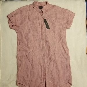 Brand New Tahari Striped Linen Dress